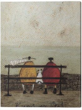 Print op canvas Sam Toft - Bums on Seat