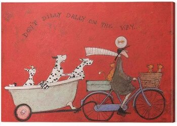Print op canvas Sam Toft - Don't Dilly Dally on the Way