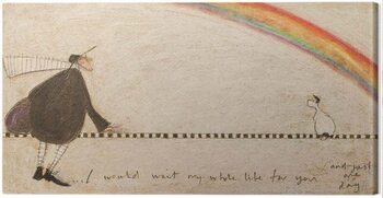 Print op canvas Sam Toft - I Would Wait My Whole Life For You