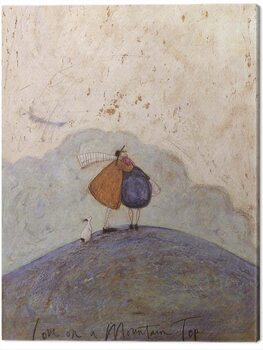 Print op canvas Sam Toft - Love on a Mountain Top