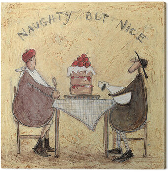 Print op canvas Sam Toft - Naughty But Nice