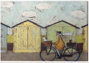 Print op canvas Sam Toft - Off for a Breakfast
