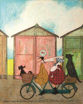 Print op canvas Sam Toft - There May Be Better Ways To Spend an Afternoon but I Doubt It