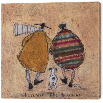 Print op canvas Sam Toft - Wherever Life Takes Us