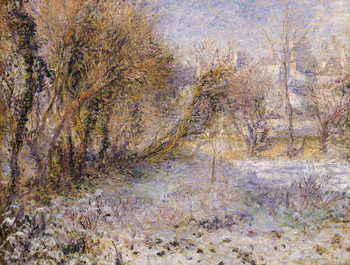 Print op canvas Snowy Landscape