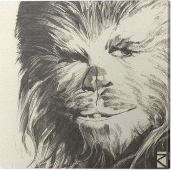 Print op canvas Star Wars - Chewbacca