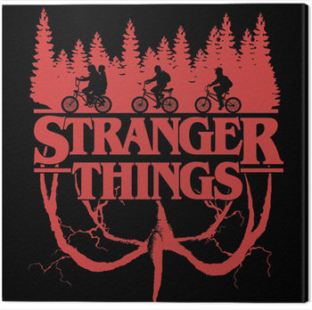Obraz na plátne Stranger Things - Logo Flip