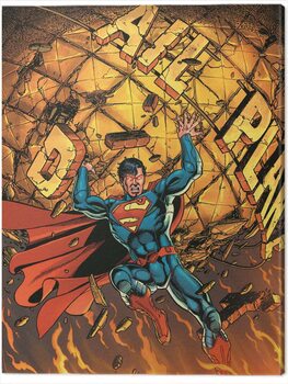 Print op canvas Superman - Daily Planet