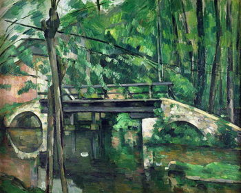 Obraz na plátne The Bridge at Maincy, or The Bridge at Mennecy, or The Little Bridge