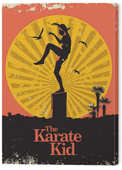 Print op canvas The Karate Kid - Sunset