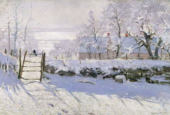 Canvas The Magpie, 1869