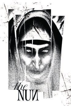 Print op canvas The Nun - Gaze