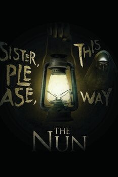 Print op canvas The Nun - Please, This Way