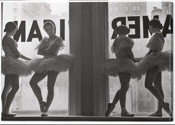 Canvas Time Life - Ballet Dancers in Window