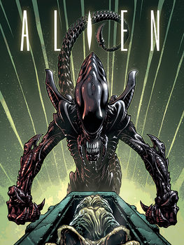 Alien - Green Canvas