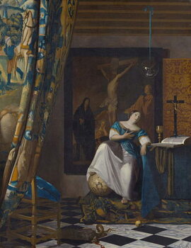 Schilderij op canvas Allegory of the Faith, c.1672-74