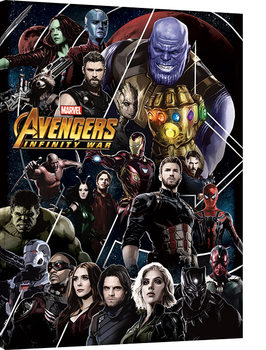 Avengers Infinity War - Heroes Unite Canvas