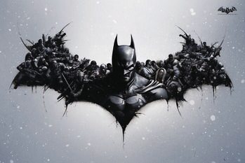 Schilderij op canvas Batman Arkham Origins - Logo