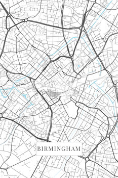 Obraz na plátne Birmingham white