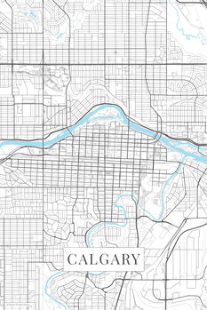 Obraz na plátne Calgary white
