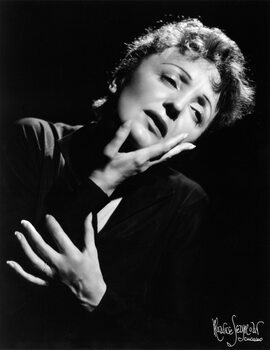 Schilderij op canvas Edith Piaf, photographed on 5 September 1955