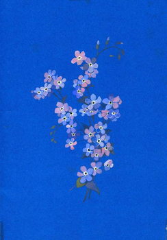 Schilderij op canvas Forget-me-not, 1960s