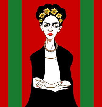 Schilderij op canvas Frida Kahlo, 2018