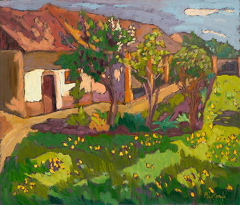 Schilderij op canvas Garden in May, 2012