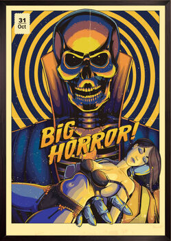 Schilderij op canvas Horror Poster