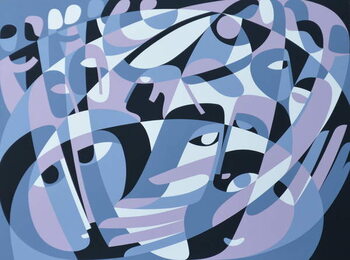 Schilderij op canvas Love Bridge Death, 1991