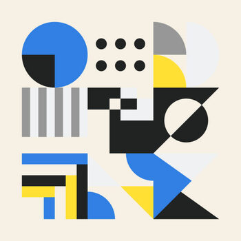Obraz na plátne Modernism Design Vector Cover Mockup