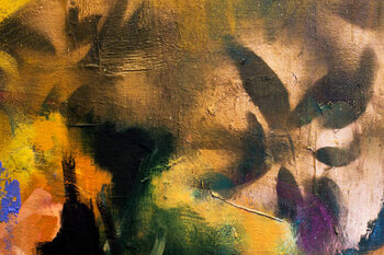 Schilderij op canvas Multi-colored Abstract oil on canvas background