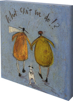 Schilderij op canvas Sam Toft - What Can't We Do!?