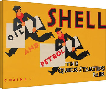 Shell - Newsboys, 1928 Canvas