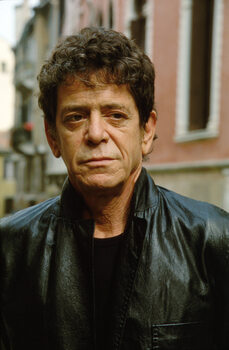 Schilderij op canvas Singer and musician LOU REED in Venice in 2002