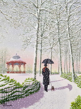 Schilderij op canvas Solitary Stroll