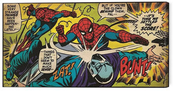 Schilderij op canvas Spider-Man - Settle the Scores
