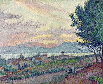 Schilderij op canvas St. Tropez, Pinewood, 1896