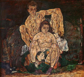 Schilderij op canvas The Family, 1918