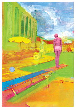 Schilderij op canvas The Green Pool, 2016