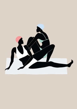 Schilderij op canvas The Pool, 2016,