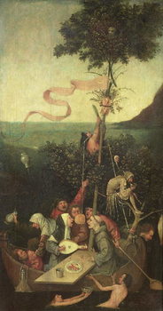 Schilderij op canvas The Ship of Fools, c.1500