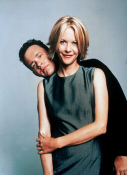 Schilderij op canvas Tom Hanks And Meg Ryan
