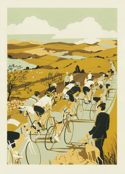 Schilderij op canvas Tour de Yorkshire