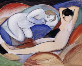 Obraz na plátne Two Reclining Nudes
