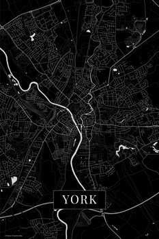 Schilderij op canvas York black