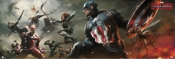 Αφίσα πόρτας  Captain America - Civil War