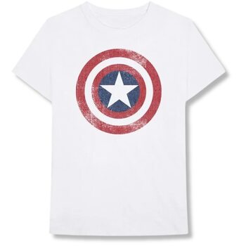 T-Shirt Captain America - Distress Shield