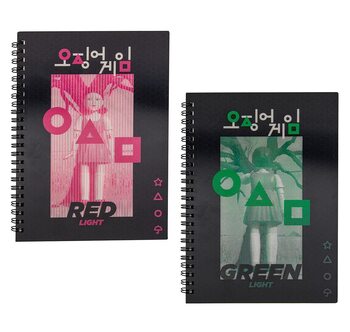Carnet Squid Game - Red Light, Green Light
