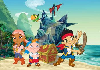 Carta da parati Disney Jake Neverland Pirati - Un Sogno per La Vita